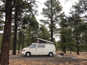 Sunset Crater camp